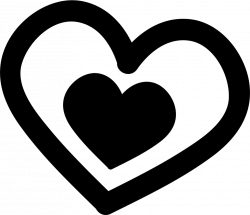 Love Hand Drawn Couple Of Hearts Svg Png Icon Free Download (#33477 ...