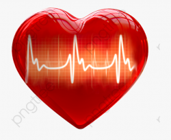 Heart With Heartbeat Clipart - Medical Heart #234250 - Free ...