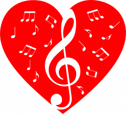 28+ Collection of Music Note Heart Clipart | High quality, free ...
