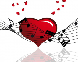 Music notes and hearts | music note clipart in 2019 | Music ...