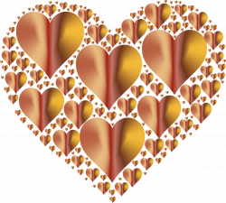 Clipart - Hearts In Heart Rejuvenated 7 No Background