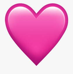 Emoji Pink Iphone Whatsapp Emojis Hearts - Pink Heart Emoji ...