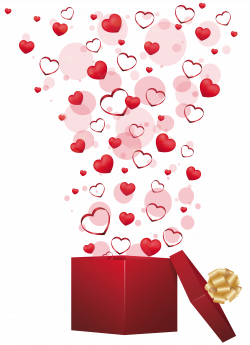 Red Gift with Hearts PNG Clipart Picture | Gallery Yopriceville ...