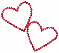 Red Diamond Hearts PNG Clipart Picture | Sydän | Pinterest | Diamond ...