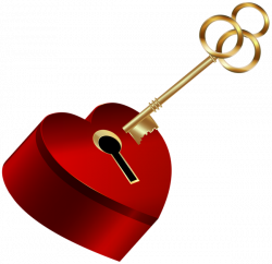 Heart with Key PNG Clip Art Image | hearts | Pinterest | Art images ...
