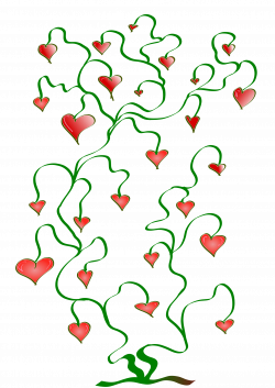 Clipart - Tree of Hearts