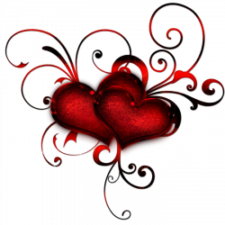 Red hearts with curls by Lyotta.deviantart.com on @deviantART ...