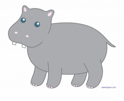 Clipart Hippo Gray Thing - Hippo Clip Art Cute Free PNG ...