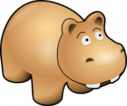 Hippo Clip Art at Clker.com - vector clip art online ...