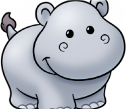 Hippo Clipart Footprints - Hippo Kawaii - Download Clipart ...