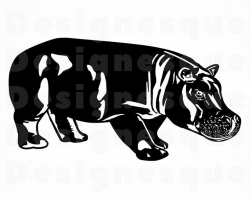 Hippo SVG, Hippopotamus Svg, Hippo Clipart, Hippo Files for Cricut, Hippo  Cut Files For Silhouette, Hippo Dxf, Hippo Png, Eps, Hippo Vector
