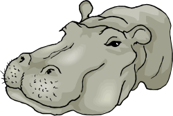 Free Hippo Clipart
