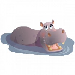 28+ Collection of Hippopotamus In Water Clipart | High quality, free ...
