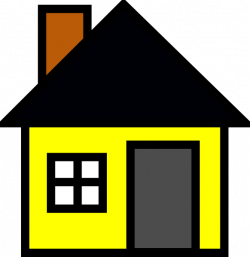 Yellow House 3 Clip Art at Clker.com - vector clip art online ...