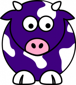 Blue Cow Clip Art at Clker.com - vector clip art online, royalty ...