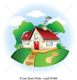 sweet home - csp5737499 | Houses Illustration Exteriors ...