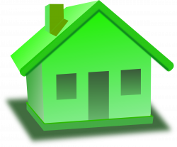 Clipart - Green house