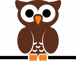 Simple clipart owl - Pencil and in color simple clipart owl