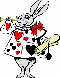 OnlineLabels Clip Art - Rabbit From Alice In Wonderland