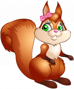 Squirrel Cartoon Transparent PNG Clip Art Image | Gallery ...