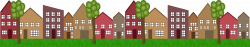 28+ Collection of Row Of Houses Clipart | High quality, free ...