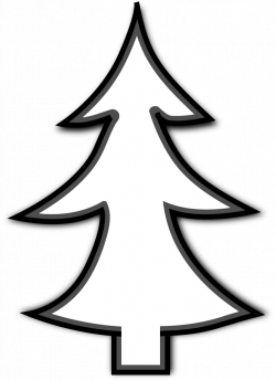 Free Christmas Tree Outline, Download Free Clip Art, Free Clip Art ...