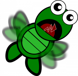 Turtle Flapping Clip Art at Clker.com - vector clip art online ...