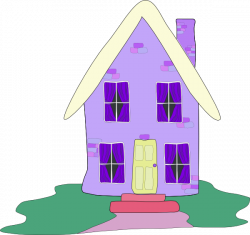 Lilac House Clip Art at Clker.com - vector clip art online, royalty ...