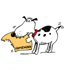 Dog Ate Homework Clipart