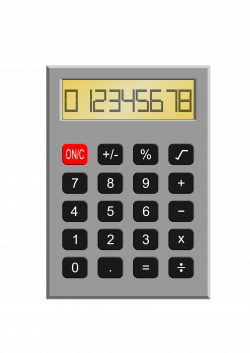 Clipart - Old Calculator