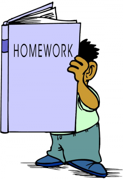 Doing homework read book homework clipart cliparts and ...