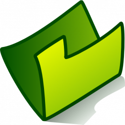 Empty Green Foler Icon Clip Art at Clker.com - vector clip art ...