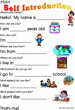 worksheets on myself - Google Search | Projects to Try | Pinterest ...