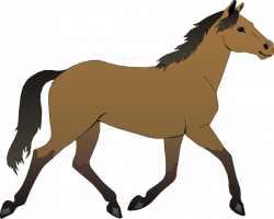Horse Clip Art | Running Horse clip art - vector clip art online ...