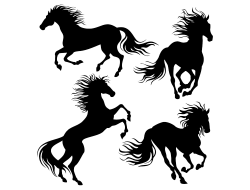 Horse Rearing Stallion Clip art - Dark Horse 750*570 transprent Png ...