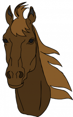 Brown Horse Bust | Stencils | Pinterest | Brown horse, Clip art and ...