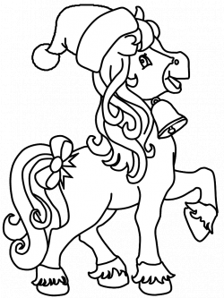 Holiday Coloring Pages | Printable Horse Christmas Coloring Pages ...