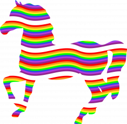 Colorful Rainbow Horse Icons PNG - Free PNG and Icons Downloads