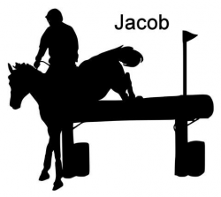 Cross Country Horse Silhouette