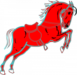 Red Horse White Clip Art at Clker.com - vector clip art online ...