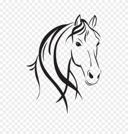 Horse Head Style - Horse Head Outline Clipart (#853031 ...