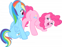 Pink Horse enjoys yoga while Blue Horse looks on | My Little Pony ...