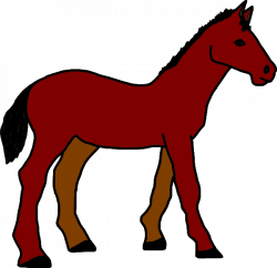 Red Brown Horse Clip Art at Clker.com - vector clip art online ...