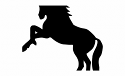 Unicorn Clipart Shape - Clip Art Horse Silhouette {#2328388 ...
