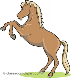 Horse Standing on Rear Legs » Clipart Station