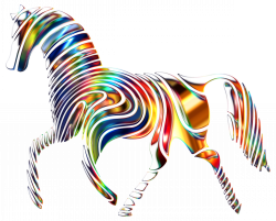 Clipart - Psychedelic Horse 7