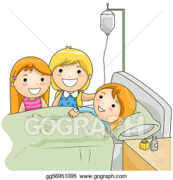 Drawing - Hospital visit. Clipart Drawing gg56951095 - GoGraph