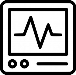 Heart Monitor Pulse Heartbeat Cacrdiology Hospital Svg Png Icon Free ...
