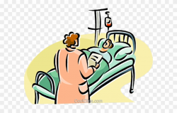 Hospital Clipart Hospital Bed - Animated Person In Hospital ...
