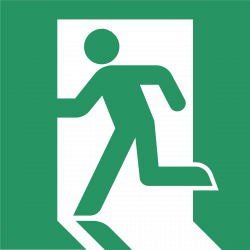 Exit sign - Wikipedia